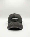 Black Ball Boy vintage wash baseball hat