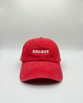 Red Ball Boy vintage wash baseball hat