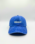 Blue Ball Boy vintage wash baseball hat
